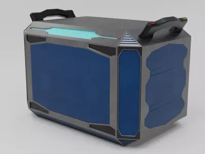 Sci-fi Box 3D model purchase