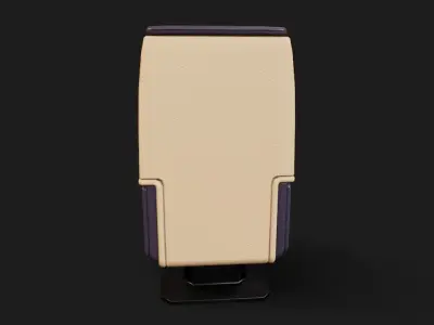 airplane vip seat Low-poly 3D model