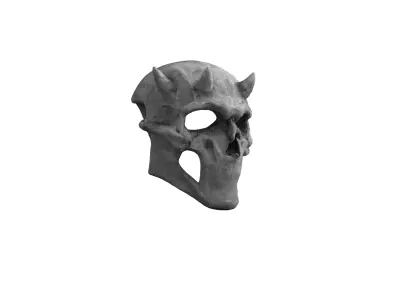 Demon Skull Mask 3D Print Model 3D print model