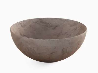 Medieval Bowl 04 Low-poly 3D model