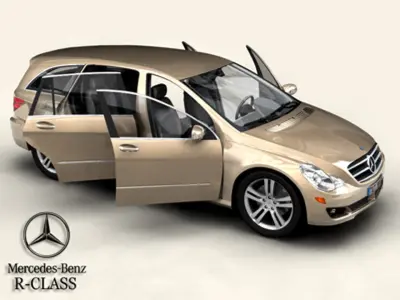 Mercedes R Class 3D model buy