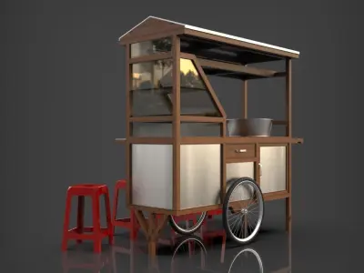 Asian Food Charts 3D model