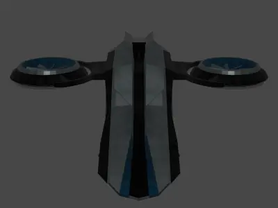 Helper Drone Low-poly 3D model