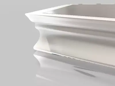 molding f ceiling light with shade Free 3D model