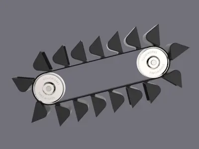 Belt Bucket Free 3D model