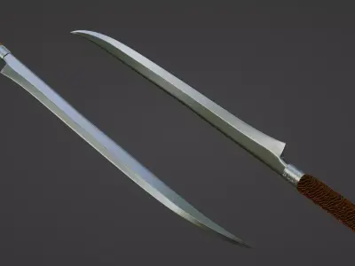 Sword - Flyssa Sword Low-poly 3D model