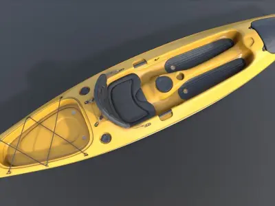 Kayak Realistic 3D model