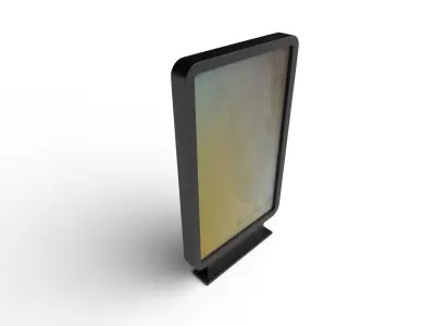 Stand Display M02 Low-poly 3D model