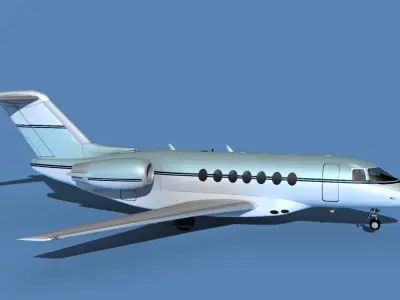 Hawker Siddley 4000 V02 3D model