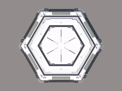 Sci-Fi Detail light 3D model