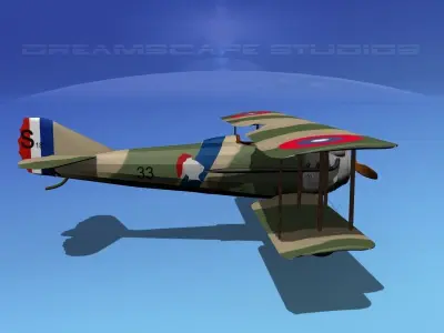 SPAD SXIII V05 3D model