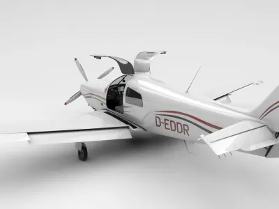 Ruschmeyer R90 230RG Rigged C4D Low-poly 3D model