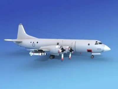 Lockheed P-3 Orion Royal Australian Navy 2 3D model