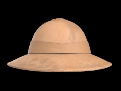 Warrior helmet Desert Free low-poly 3D model