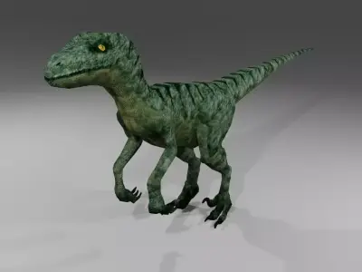 Velociraptor Dinosaur - Dinossauro Low-poly 3D model