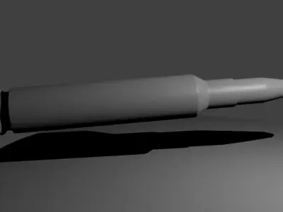Awesome bullet 100 free Free low-poly 3D model