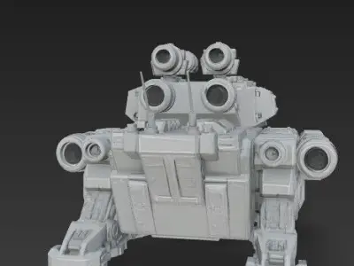 D Printable Iron Oath Goliath Heavy Assault Tank 3D model