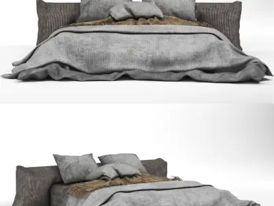 Double Bed  Free 3D model
