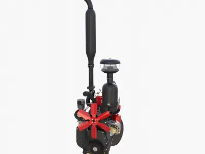 Tractor Engine 3D model