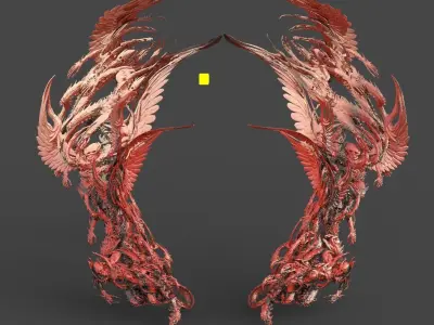 Dantes Inferno Dark River Styx Archway 3D model