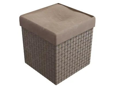 Military Hesco Barrier - Low Poly Game Ready Low-poly 3D model