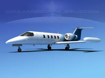 Gates Bombardier Learjet 35 V13 3D model