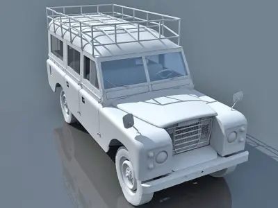 Old Landrover 3D model