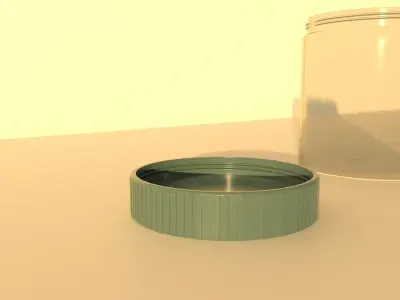 Glass Jar 3D model buy
