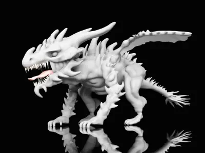 Dragon toy 3D model