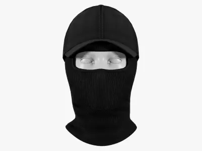 Balaclava with Baseball Cap Game Ready PBR 4K Low-poly 3D model