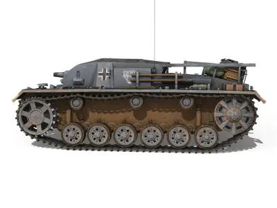 StuG III - Ausf B - Wien 3D model