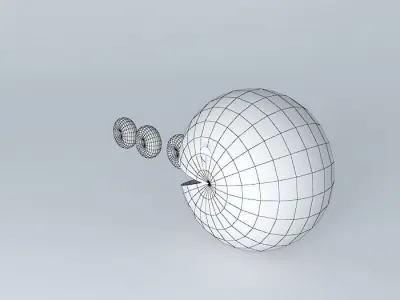 Pacman circle Free 3D model
