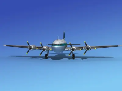 Boeing B307 Stratoliner Corporate 3 3D model