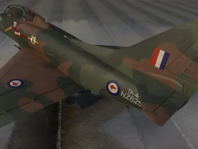 Douglas TA-4K Skyhawk 3D model