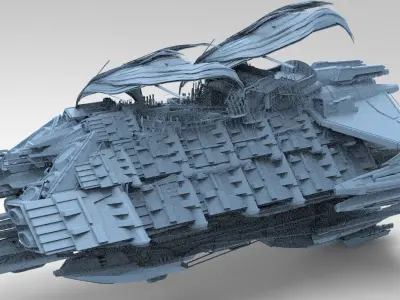 Grand Hutt sail barge 3D model