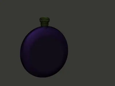 flask  3D model