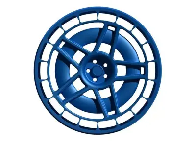 Fifteen52 Turbomac Rim V4 Low-poly 3D model