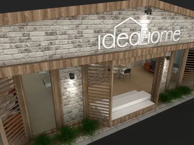 Exhibition Stand - ST0075 3D model