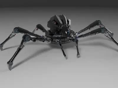 Sci-Fi Spider 3D model