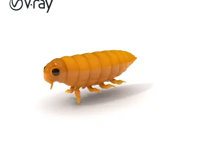 Cartoon Insect D Model Pack Low-poly 3D model