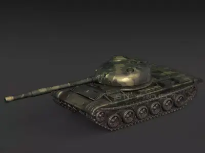 Tank T-54 Free 3D print model