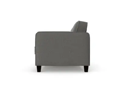 Charcoal Gray Nolee Folding Sofa Bed Free 3D model