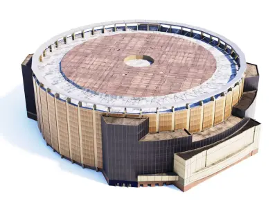 Madison Square Garden Low-poly 3D model
