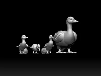 duckling duck 3D model