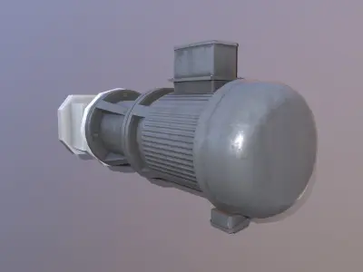 Pump 3D Model Low-poly 3D model