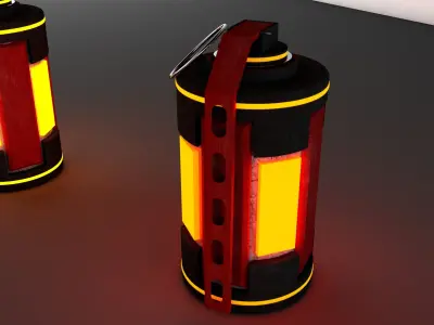 SCI-FI BOMB GRENADE EXPLOSIVE  Low-poly 3D model