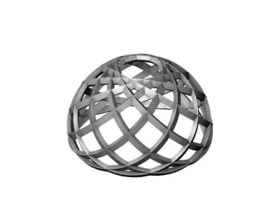 abstract spherical patterns Free 3D print model