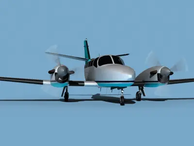 Cessna F406 Caravan II V07 3D model