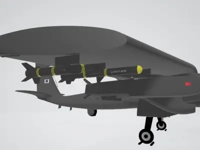 AKINCI- Baykar 3D model