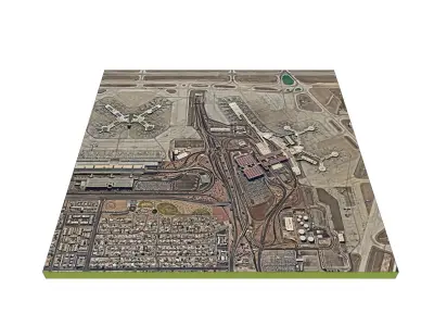 McCarran International Airport - High Resolution Model  3D model
